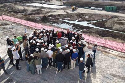 Büyükşehir, şantiyelerinin kapılarını üniversite öğrencilere açarak eğitime katkı sundu