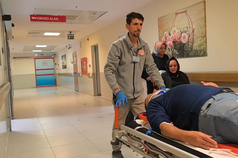 Çarpışmanın etkisiyle kanala uçtu