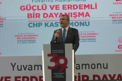 CHP Genel Başkanı Özel, CHP Kastamonu İl Başkanlığı 39. İl Kongresi’ne katıldı