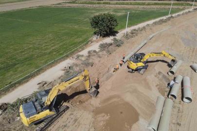 Çine’de 38 bin dekar arazi modern sisteme kavuşacak