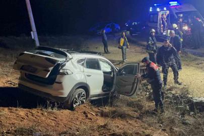 Çocuk sürücünün kullandığı otomobil şarampole uçtu: 1 ölü, 4 yaralı