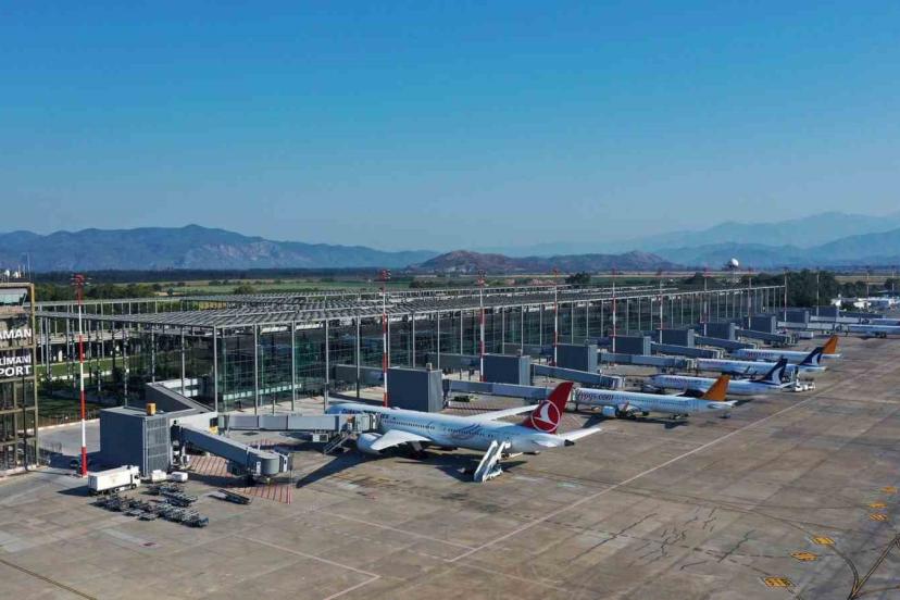 Dalaman Havalimanı 9 ayda 4 milyon 741 yolcuya hizmet verdi