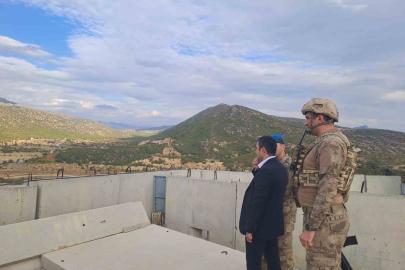 Dicle Kaymakamı Mustafa Atış askeri üs bölgesini ziyaret etti