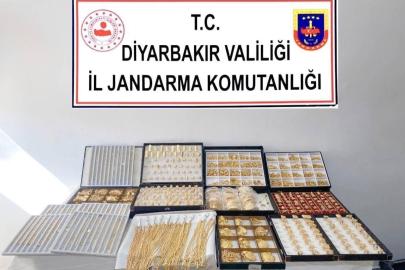 Diyarbakır’da 40 milyon liralık kaçak altın ele geçirildi