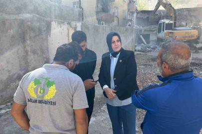 Diyarbakır’da metruk binalar yıkılıyor