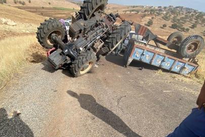 Diyarbakır’da traktör devrildi: 3 yaralı