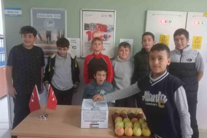 Eğirdirli öğrencilerden Filistin’e anlamlı destek: 238 bin 85 TL yardım toplandı
