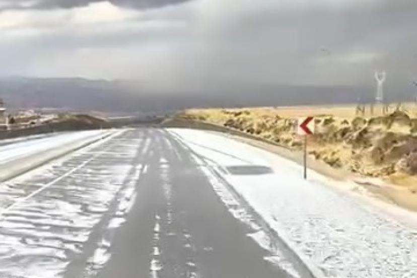 Elazığ’da dolu yağışı