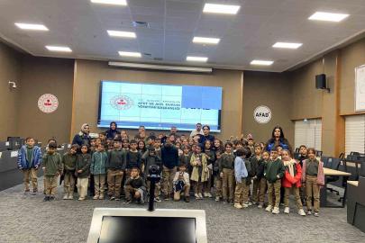 Elazığ’da öğrencilere afet farkındalık eğitimi