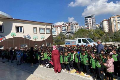 Elazığ’da öğrencilere afet farkındalık eğitimi