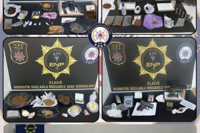 Elazığ’da uyuşturucuya geçit yok: 16 tutuklama