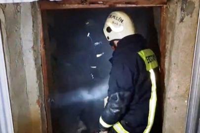 Emet’te ahşap ev yangını