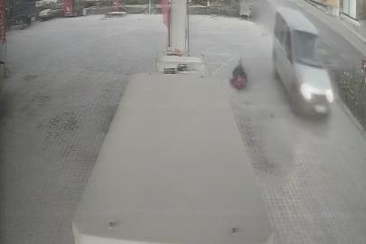 Eniştesine araçla çarpıp kaçtı: O anlar kameraya yansıdı
