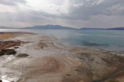 Erçek Gölü son 30 yılda büyük çekilme yaşadı