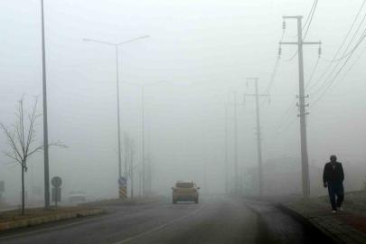 Erzincan’da yoğun sis: Görüş mesafesi 30 metreye kadar düştü
