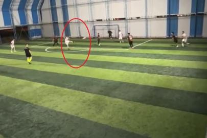 Erzincan’da Zidane esintisi: Köy turnuvasında efsane golün birebir aynısı atıldı