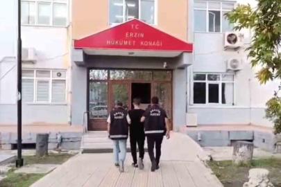 Erzin’de hapis cezası ile aranan 2 kişi yakalandı