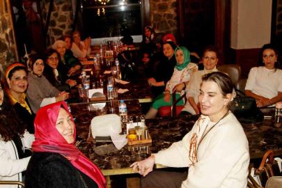 Erzurum’un güçlü kadınları dayanışma sofrasında buluştu