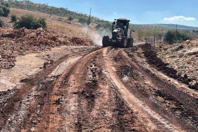 Etkili olan yağmur tarlaları sular altında bıraktı
