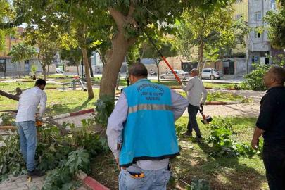 Eyyübiye’deki parklarda bakım ve yenileme çalışması