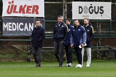 Fenerbahçe’de Başkan Saran idmanı takip etti