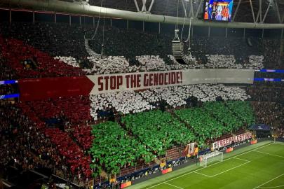 Galatasaray’dan Filistin koreografisi