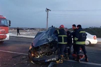 Gaziantep’te 5 aracın karıştığı zincirleme kaza: 3 yaralı