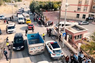 Gaziantep’te okul çevrelerinde dron destekli uygulama