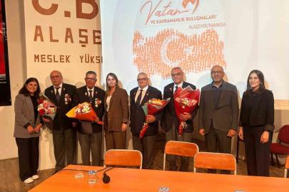 Gaziler, öğrencilerle buluştu