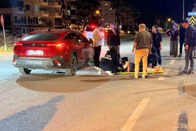 Gazipaşa’da otomobil ile motosiklet çarpıştı: 1 yaralı