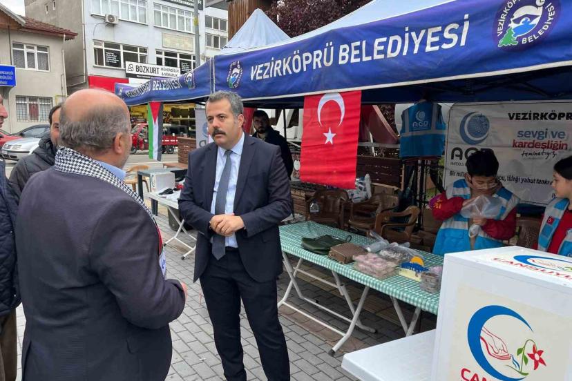Gazze yararına hayır çarşısı