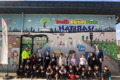 GKV’li minikler trafik kurallarını öğreniyor