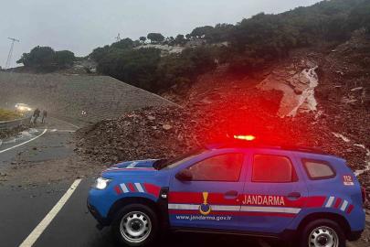 Gökçeada’da sele teslim olan bölgeler dron ile görüntülendi