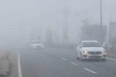 Iğdır’da yoğun sis etkili oldu