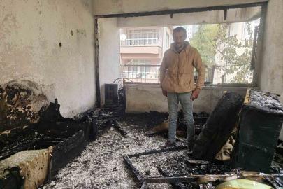 İHA’nın haberi ses getirdi, belediye evi yanan aileye sahip çıktı