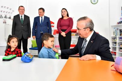 İl Müdürü Aydın, Kutipoğlu Anaokulu’nu ziyaret etti