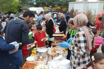 İlkokul öğrencilerinden Gazze için yardım etkinliği
