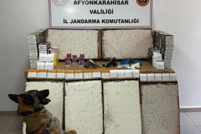 Jandarmadan uyuşturucu ve kaçak makaron operasyonu