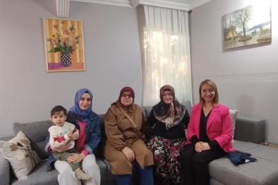 Kadın başkandan kadın muhtarlara anlamlı ziyaret