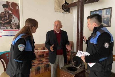 Karabük Emniyeti’nden soba ve şofben zehirlenmelerine karşı bilinçlendirme çalışması