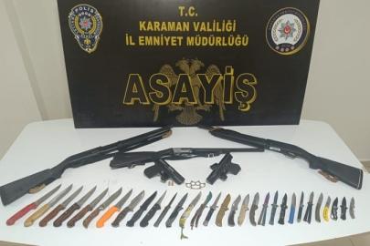 Karaman’da aranan 12 kişi tutuklandı