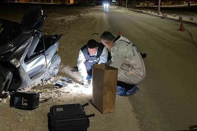 Karaman’da devrilen motosikletin genç sürücüsü ağır yaralandı