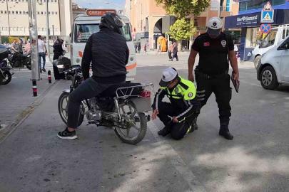 Karaman’da motosiklet denetimlerinde 159 sürücüye ceza kesildi