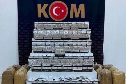 Kars’ta makaron ve tüten ele geçirildi