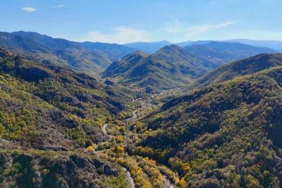 Kastamonu’da mest eden sonbahar manzaraları