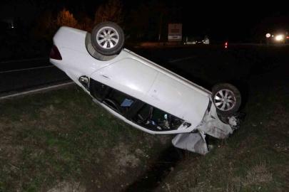 Kastamonu’da otomobil takla attı: 2 yaralı