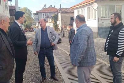 Kaymakam Kara, Karaköy’de çalışmalarını yerinde inceledi