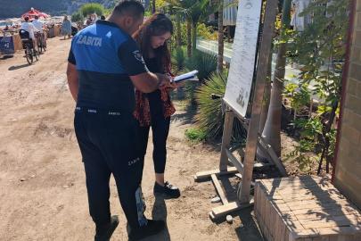 Kemer’de zabıtandan restoranlara denetim