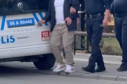 Kendisini polis olarak tanıtıp saldırgan tavırlar sergileyen alkollü şahıs gözaltına alındı