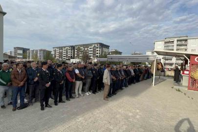 Komşu kavgasında vurularak öldürülen emekli astsubay son yolculuğuna uğurlandı